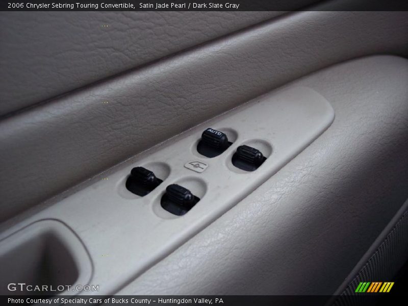 Satin Jade Pearl / Dark Slate Gray 2006 Chrysler Sebring Touring Convertible