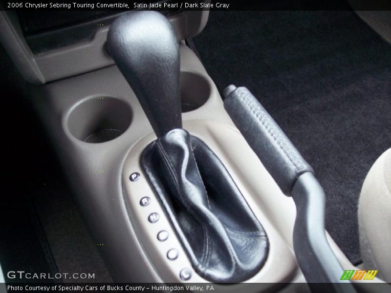 Satin Jade Pearl / Dark Slate Gray 2006 Chrysler Sebring Touring Convertible