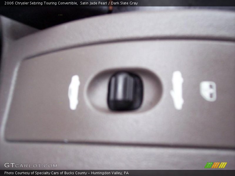 Satin Jade Pearl / Dark Slate Gray 2006 Chrysler Sebring Touring Convertible