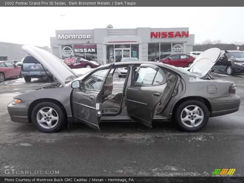 Dark Bronzmist Metallic / Dark Taupe 2002 Pontiac Grand Prix SE Sedan