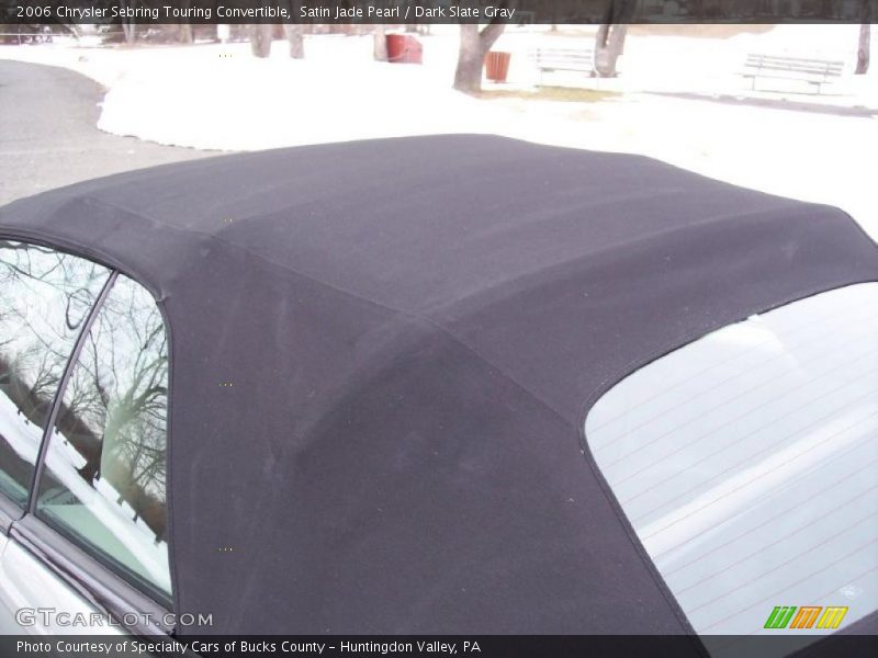 Satin Jade Pearl / Dark Slate Gray 2006 Chrysler Sebring Touring Convertible