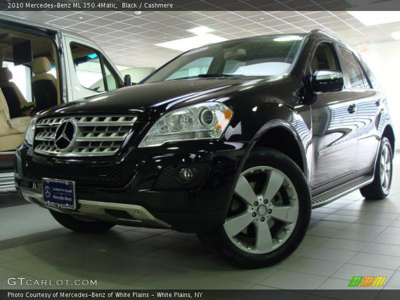 Black / Cashmere 2010 Mercedes-Benz ML 350 4Matic