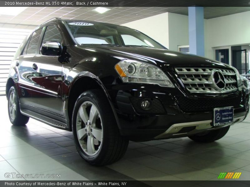 Black / Cashmere 2010 Mercedes-Benz ML 350 4Matic