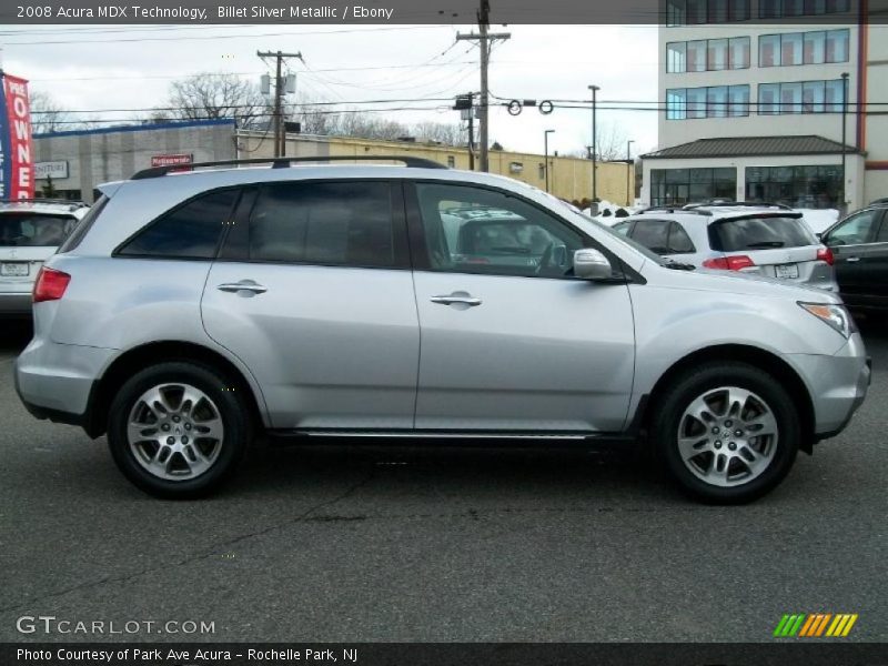 Billet Silver Metallic / Ebony 2008 Acura MDX Technology