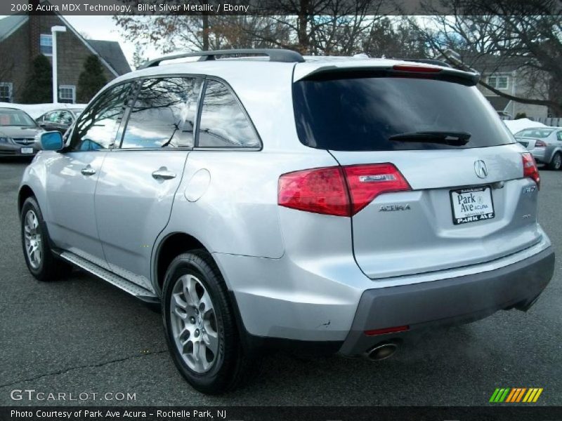 Billet Silver Metallic / Ebony 2008 Acura MDX Technology