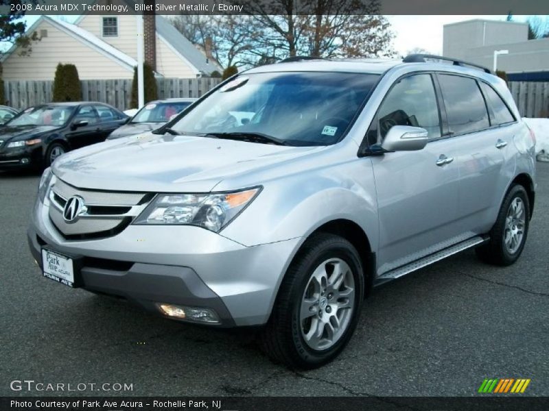 Billet Silver Metallic / Ebony 2008 Acura MDX Technology
