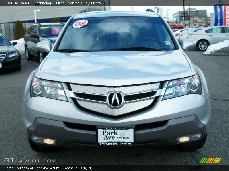 Billet Silver Metallic / Ebony 2008 Acura MDX Technology