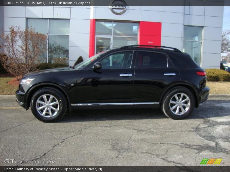 Black Obsidian / Graphite 2007 Infiniti FX 35 AWD