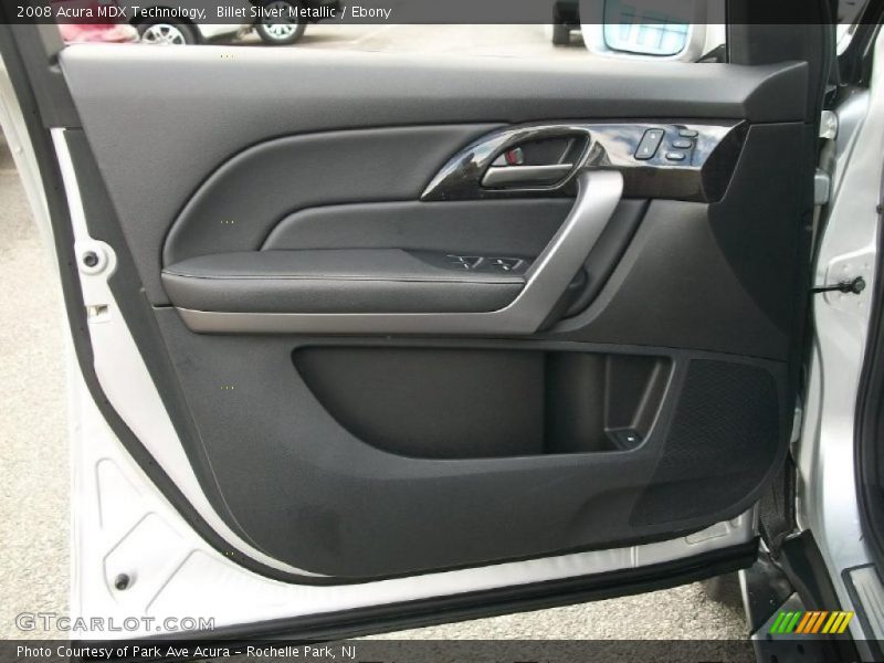 Billet Silver Metallic / Ebony 2008 Acura MDX Technology