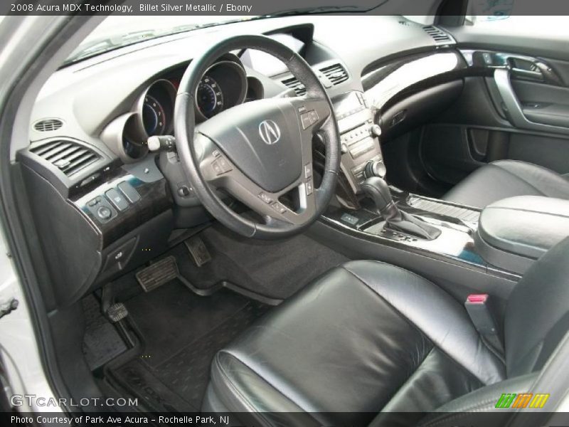 Billet Silver Metallic / Ebony 2008 Acura MDX Technology