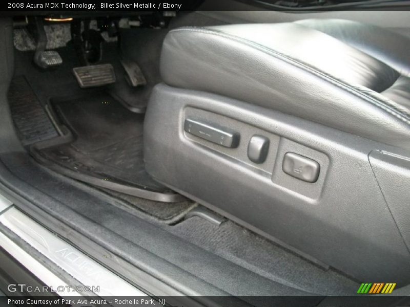 Billet Silver Metallic / Ebony 2008 Acura MDX Technology