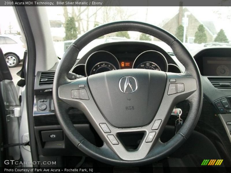 Billet Silver Metallic / Ebony 2008 Acura MDX Technology