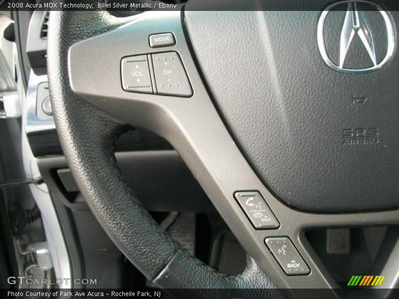 Billet Silver Metallic / Ebony 2008 Acura MDX Technology