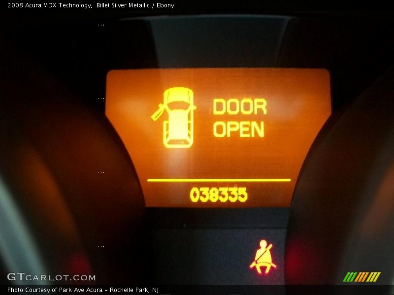 Billet Silver Metallic / Ebony 2008 Acura MDX Technology