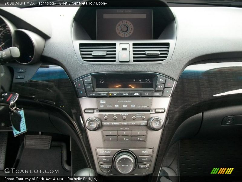 Billet Silver Metallic / Ebony 2008 Acura MDX Technology