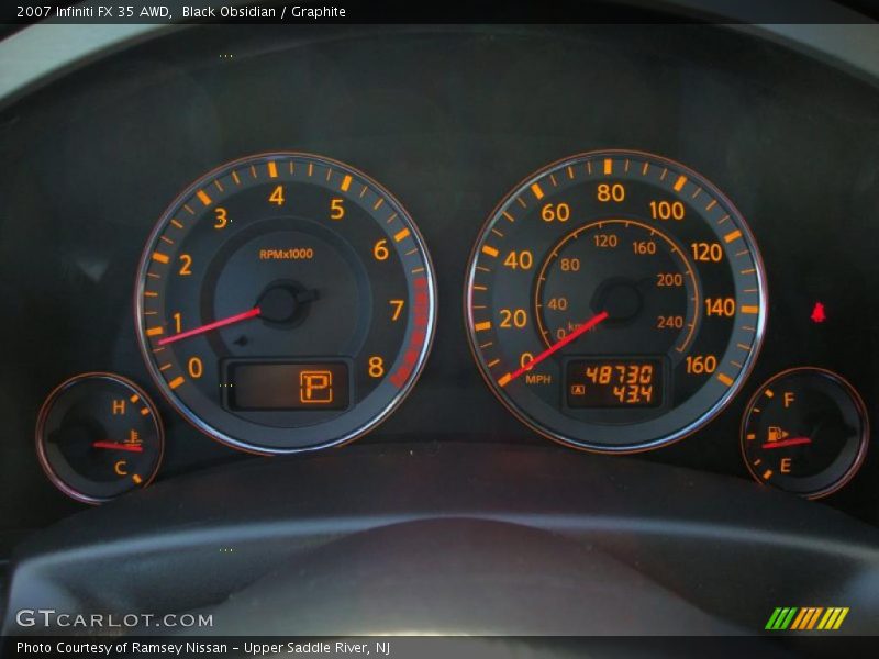 Black Obsidian / Graphite 2007 Infiniti FX 35 AWD