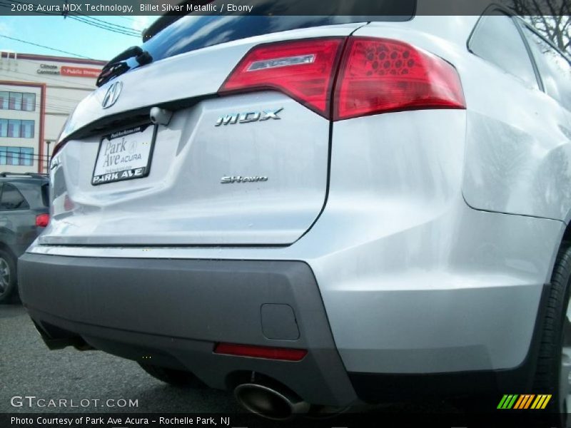 Billet Silver Metallic / Ebony 2008 Acura MDX Technology