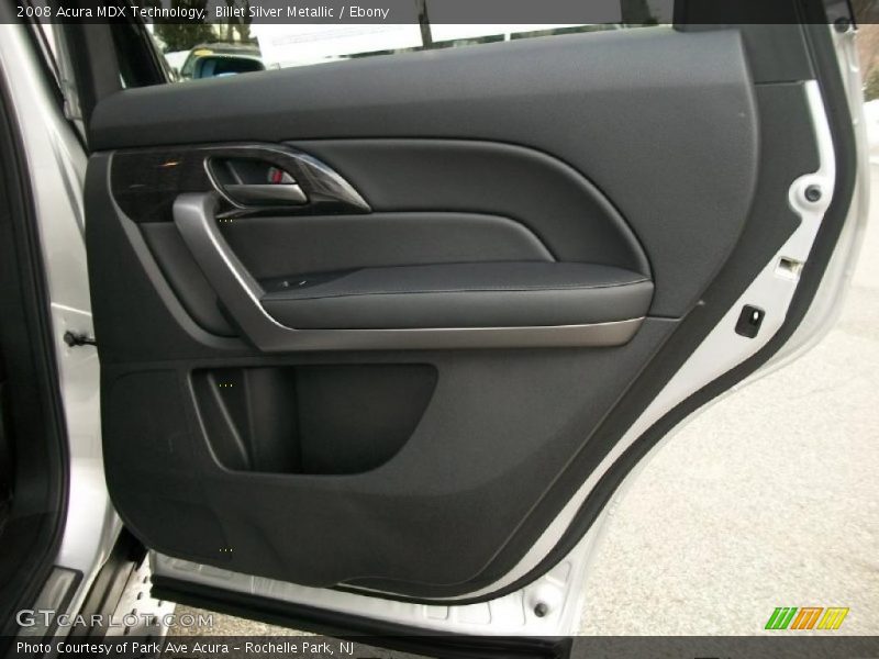Billet Silver Metallic / Ebony 2008 Acura MDX Technology
