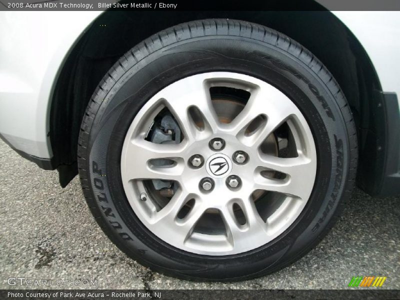 Billet Silver Metallic / Ebony 2008 Acura MDX Technology