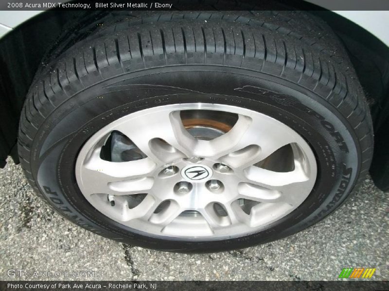 Billet Silver Metallic / Ebony 2008 Acura MDX Technology