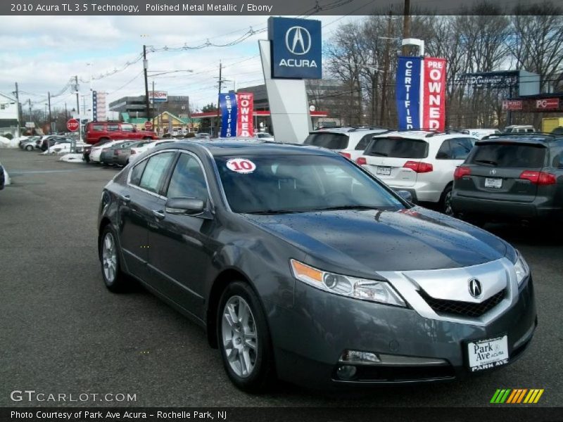 Polished Metal Metallic / Ebony 2010 Acura TL 3.5 Technology