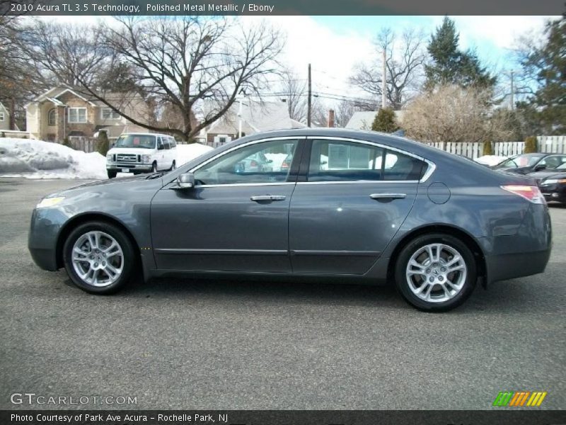 Polished Metal Metallic / Ebony 2010 Acura TL 3.5 Technology
