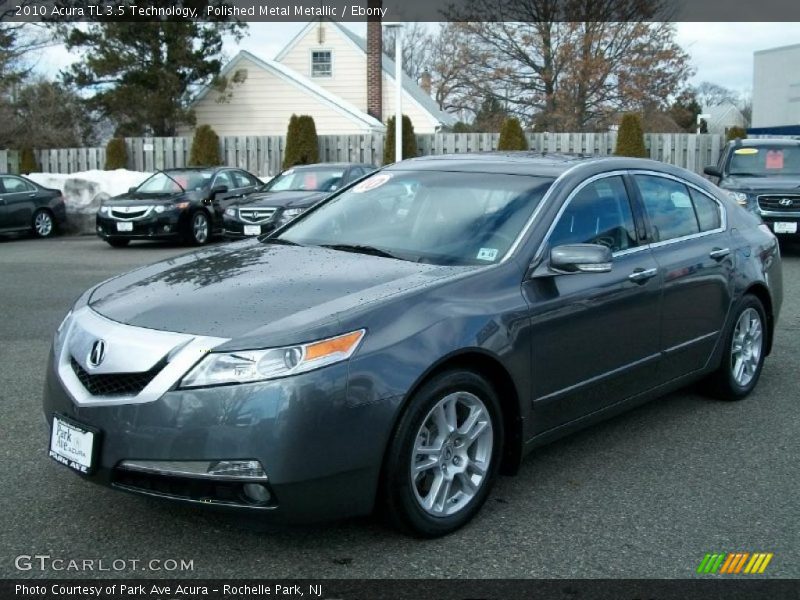 Polished Metal Metallic / Ebony 2010 Acura TL 3.5 Technology