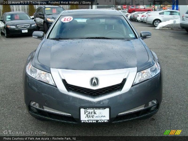 Polished Metal Metallic / Ebony 2010 Acura TL 3.5 Technology