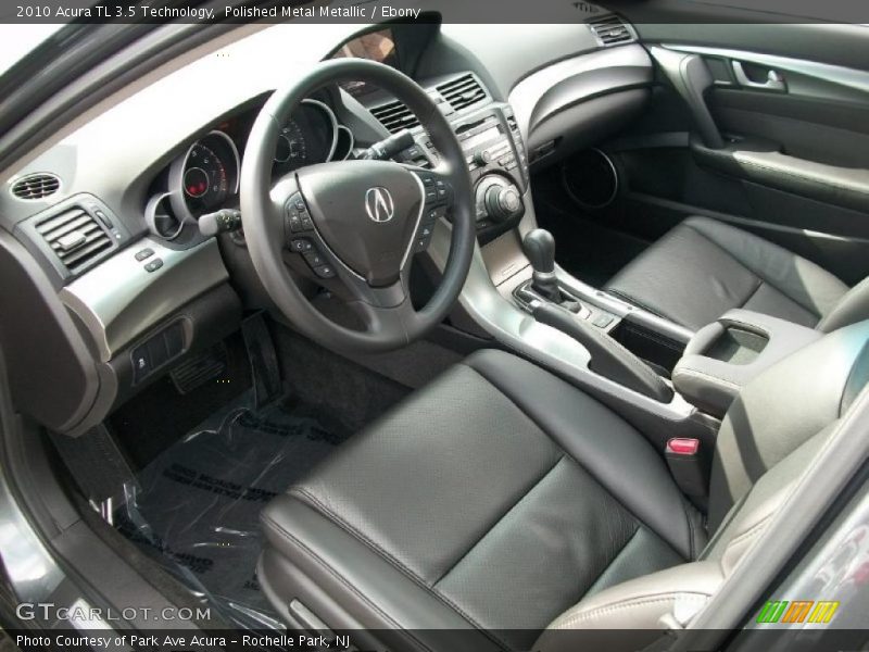 Polished Metal Metallic / Ebony 2010 Acura TL 3.5 Technology