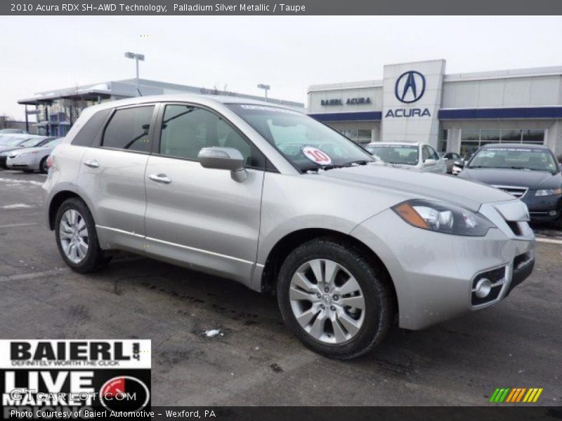 Palladium Silver Metallic / Taupe 2010 Acura RDX SH-AWD Technology