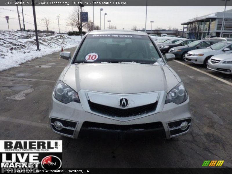Palladium Silver Metallic / Taupe 2010 Acura RDX SH-AWD Technology