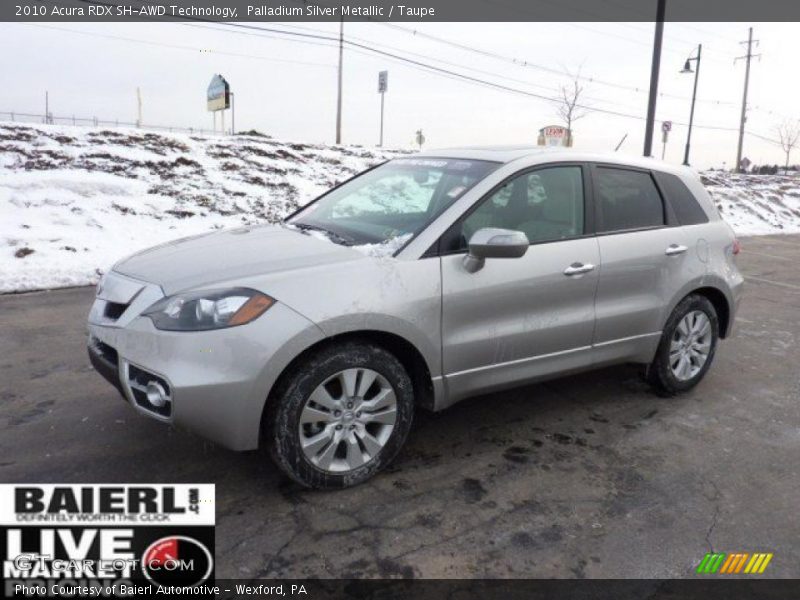 Palladium Silver Metallic / Taupe 2010 Acura RDX SH-AWD Technology