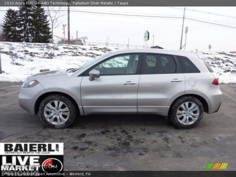 Palladium Silver Metallic / Taupe 2010 Acura RDX SH-AWD Technology
