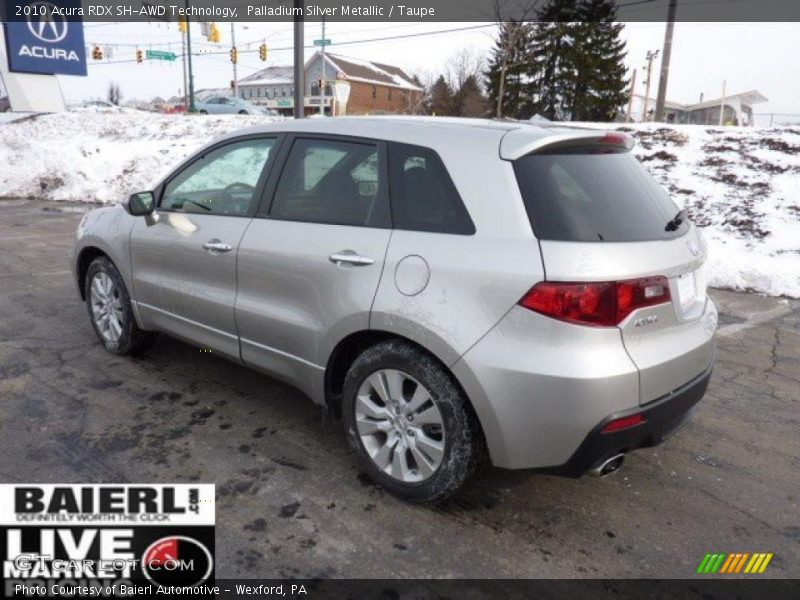 Palladium Silver Metallic / Taupe 2010 Acura RDX SH-AWD Technology