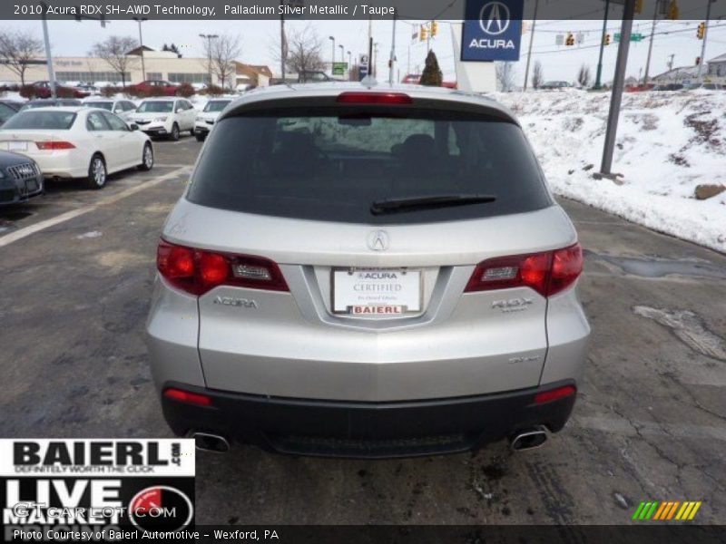 Palladium Silver Metallic / Taupe 2010 Acura RDX SH-AWD Technology