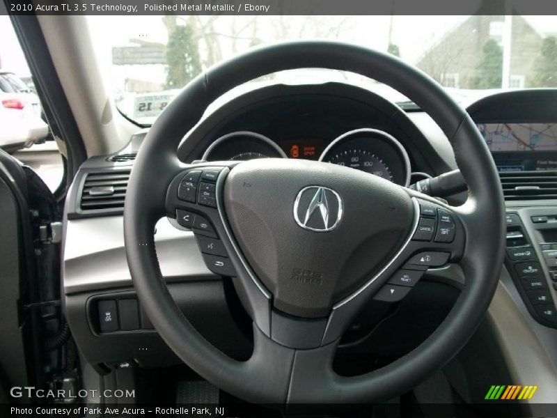 Polished Metal Metallic / Ebony 2010 Acura TL 3.5 Technology