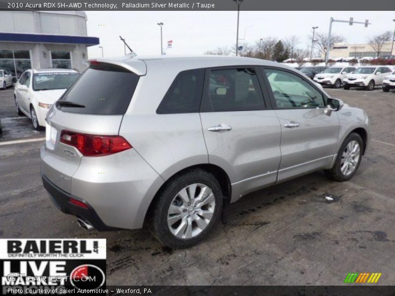 Palladium Silver Metallic / Taupe 2010 Acura RDX SH-AWD Technology