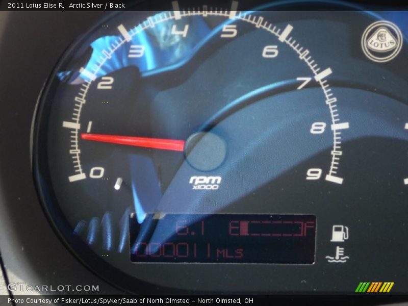 Arctic Silver / Black 2011 Lotus Elise R