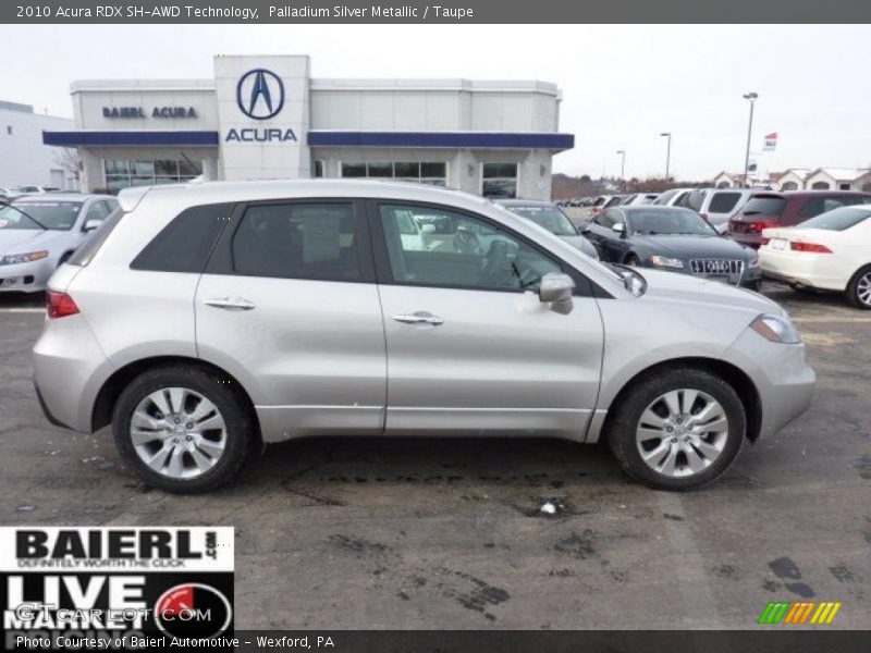 Palladium Silver Metallic / Taupe 2010 Acura RDX SH-AWD Technology