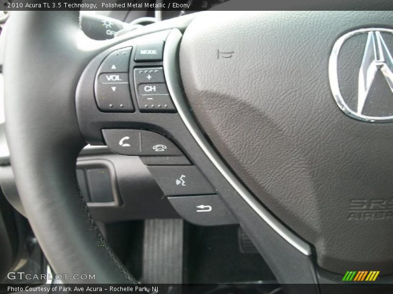 Polished Metal Metallic / Ebony 2010 Acura TL 3.5 Technology