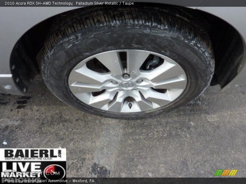 Palladium Silver Metallic / Taupe 2010 Acura RDX SH-AWD Technology