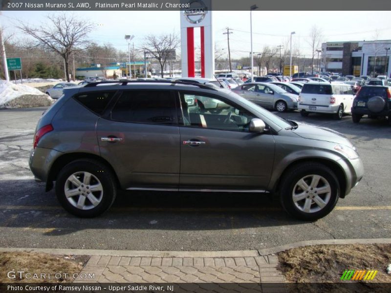 Platinum Pearl Matallic / Charcoal 2007 Nissan Murano SL AWD