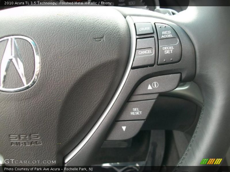 Polished Metal Metallic / Ebony 2010 Acura TL 3.5 Technology