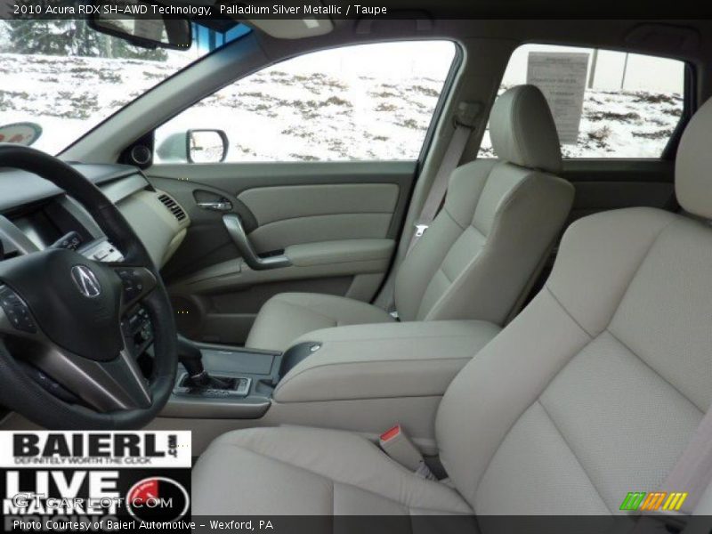 Palladium Silver Metallic / Taupe 2010 Acura RDX SH-AWD Technology