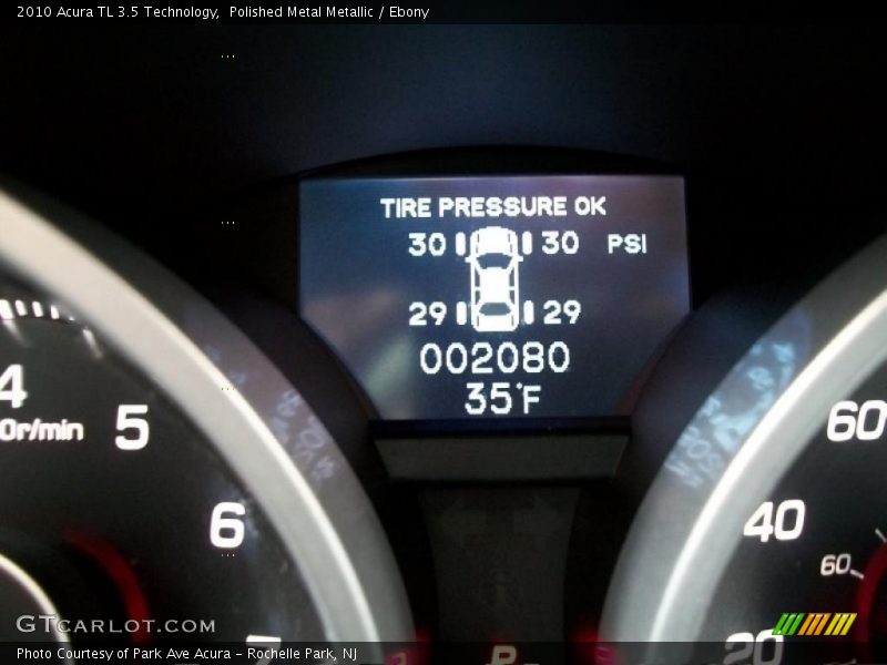 Polished Metal Metallic / Ebony 2010 Acura TL 3.5 Technology