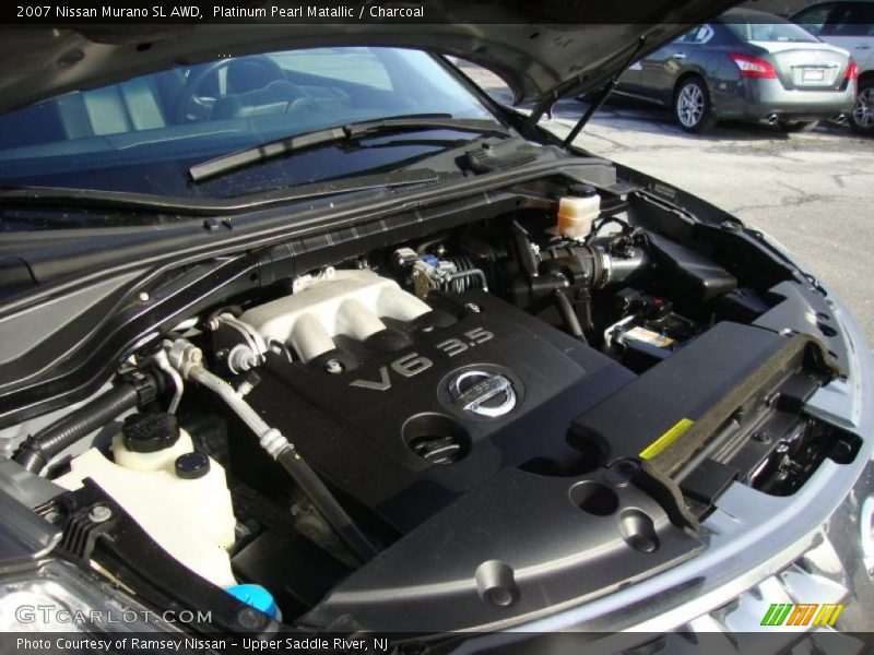 Platinum Pearl Matallic / Charcoal 2007 Nissan Murano SL AWD