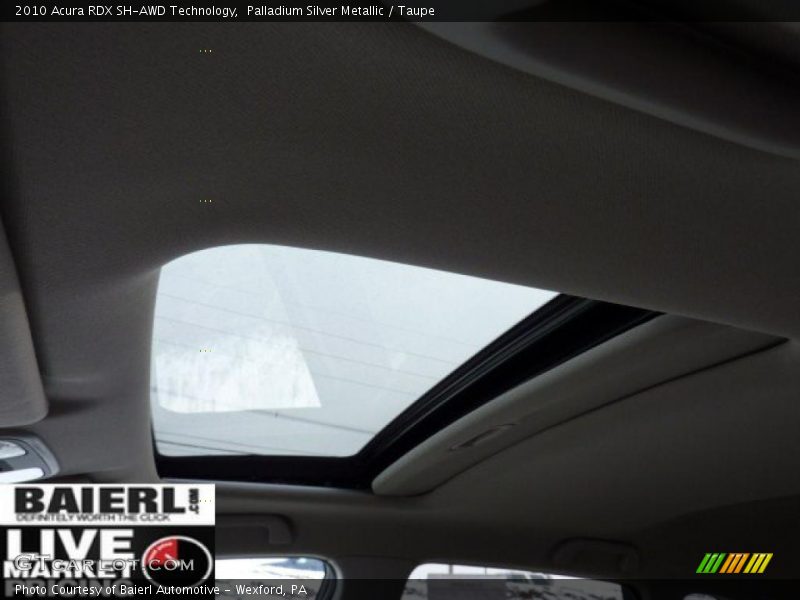 Palladium Silver Metallic / Taupe 2010 Acura RDX SH-AWD Technology