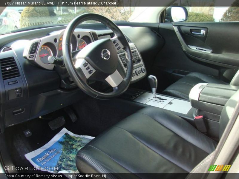 Platinum Pearl Matallic / Charcoal 2007 Nissan Murano SL AWD