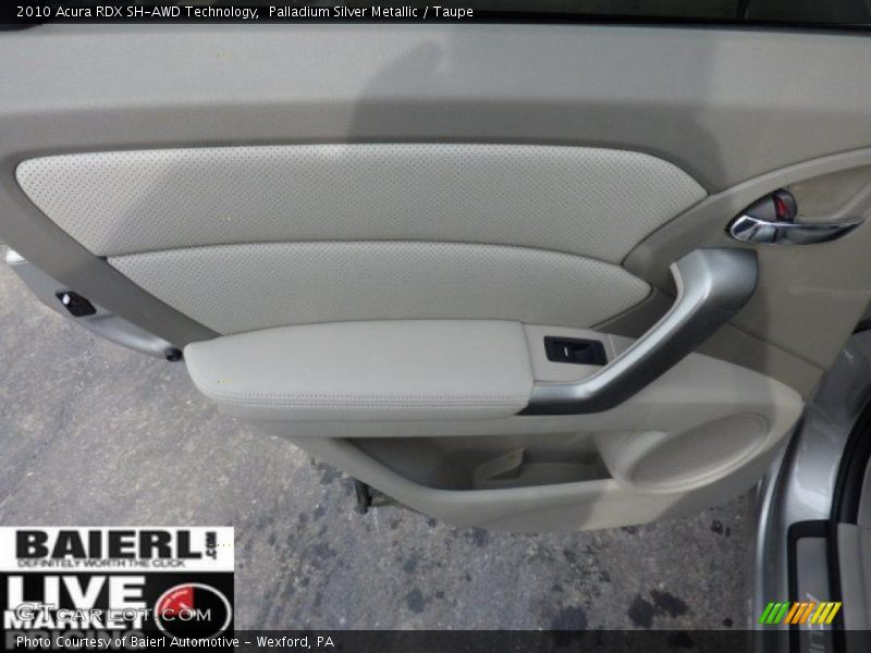 Palladium Silver Metallic / Taupe 2010 Acura RDX SH-AWD Technology