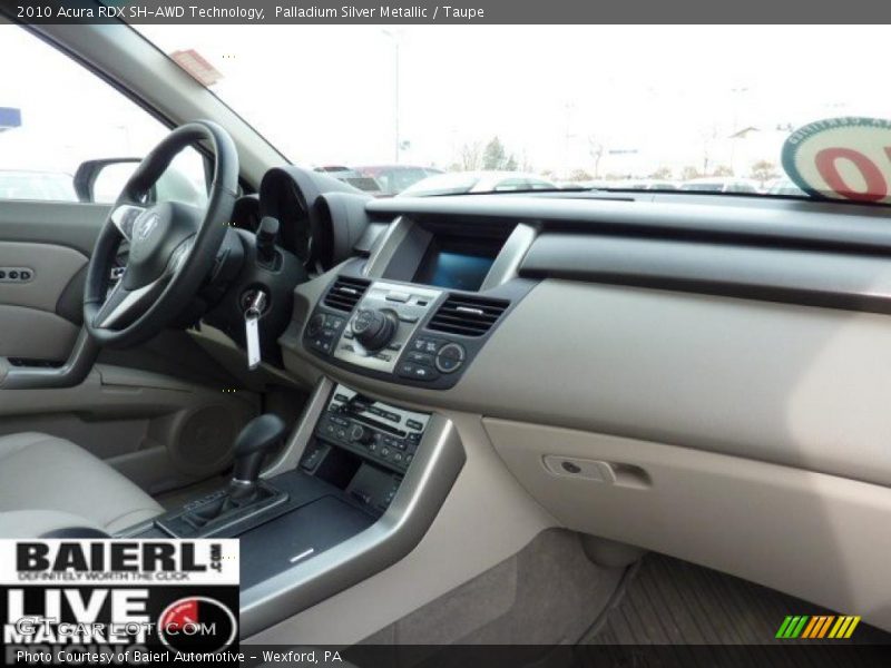 Palladium Silver Metallic / Taupe 2010 Acura RDX SH-AWD Technology